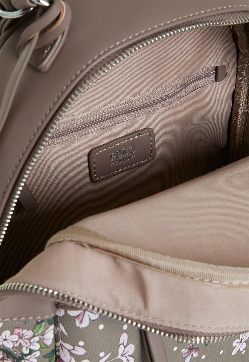 POLO - Floral backpack - taupe