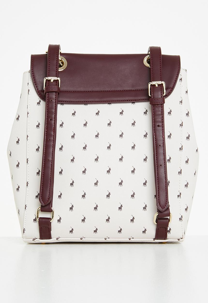POLO - Colourblock backpack - cream