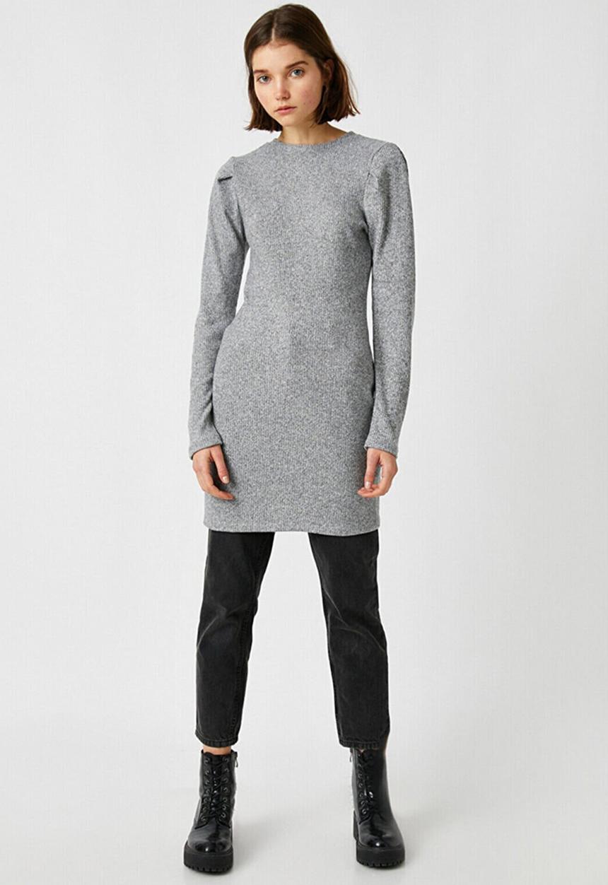 Koton - Long sleeve dress - anthracite