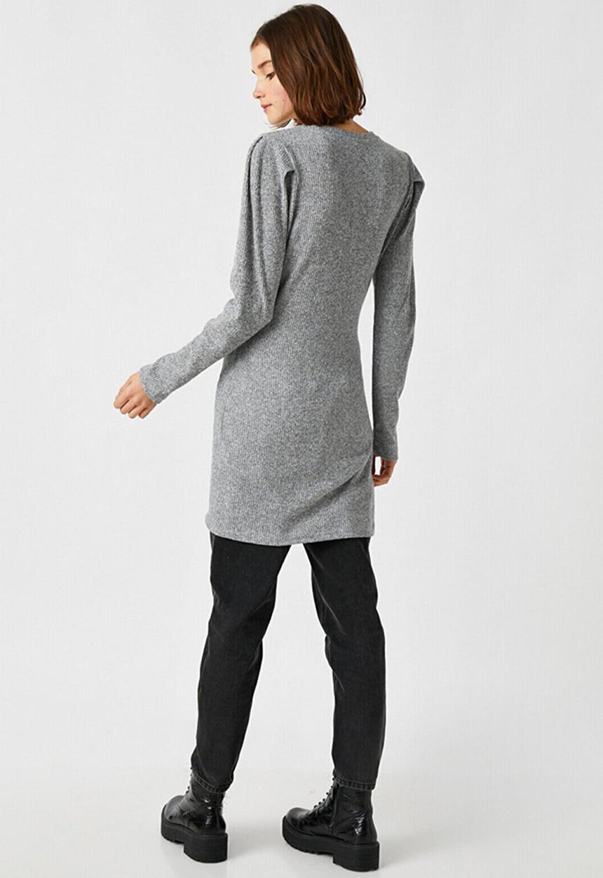 Koton - Long sleeve dress - anthracite