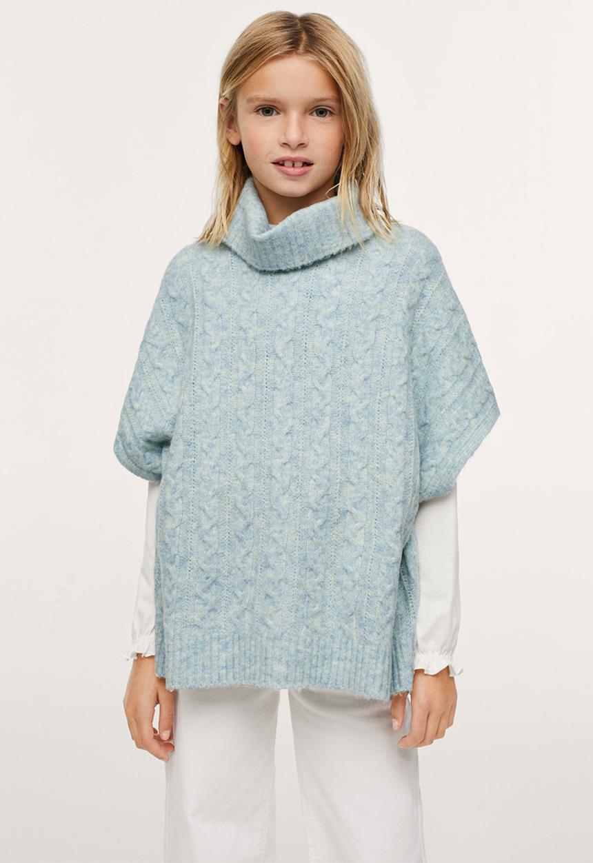 MANGO - Waistcoat unico - blue