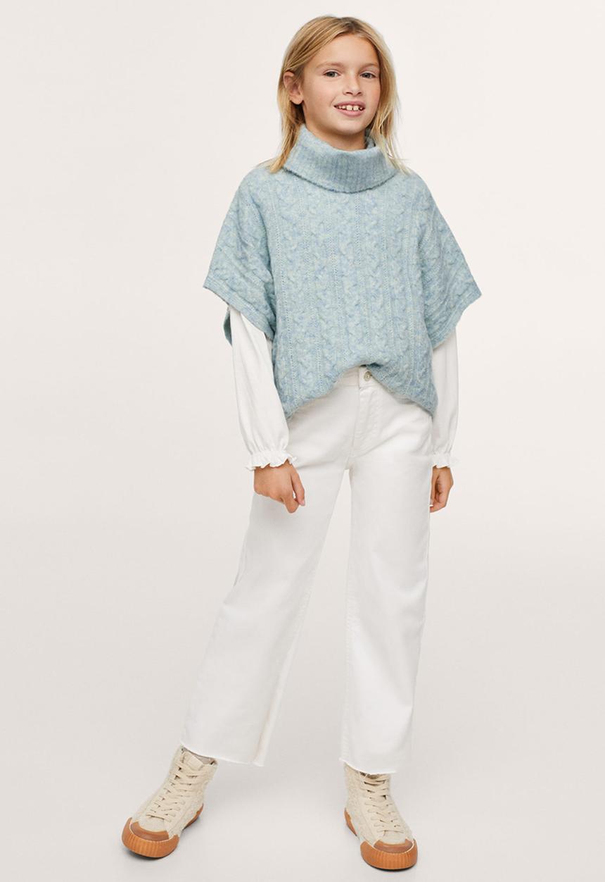 MANGO - Waistcoat unico - blue