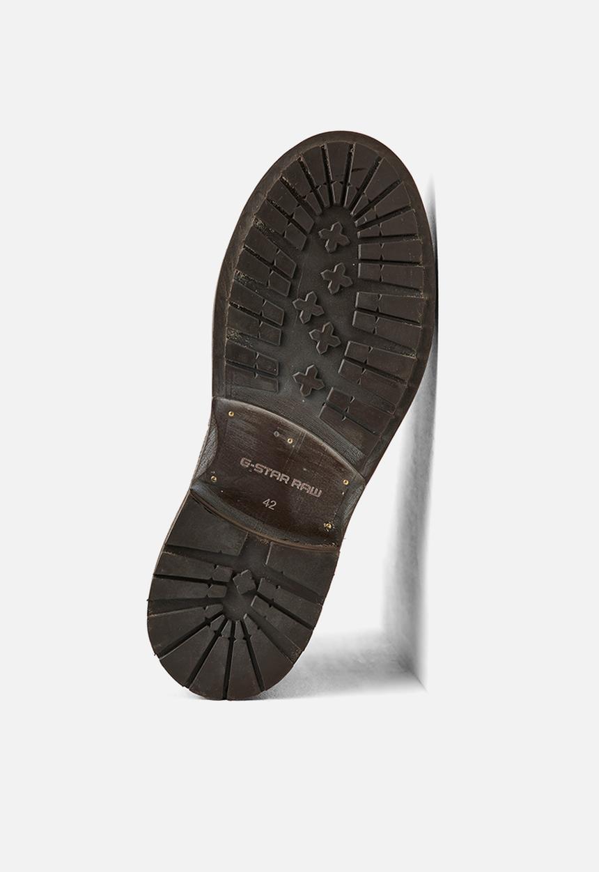 G-STAR - Roofer iv mid suede boot - raven