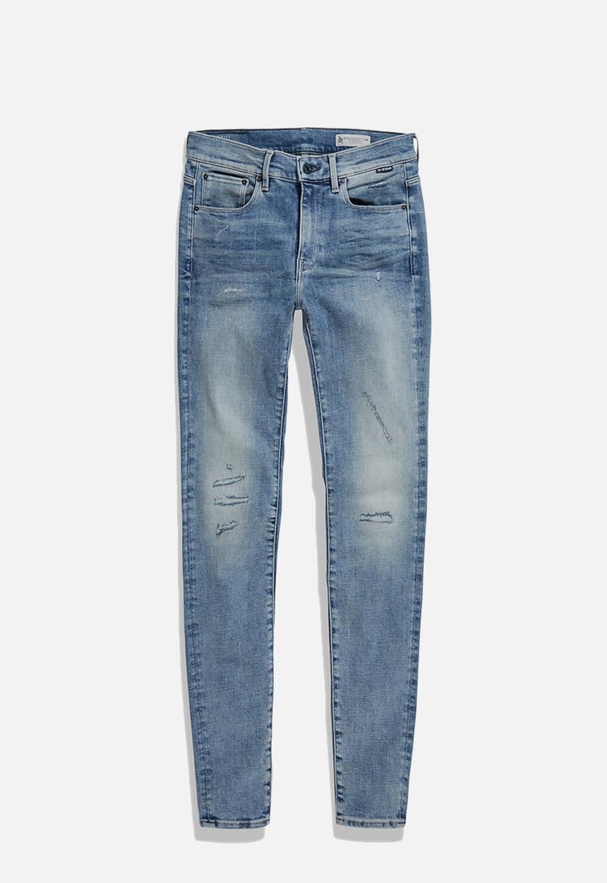 G-STAR - 3301 Skinny - lt indigo aged restored