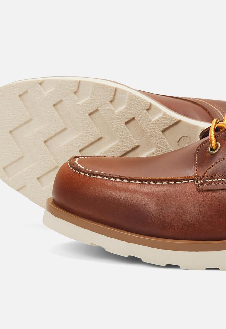 Jack & Jones - Darwin leather boot - rust