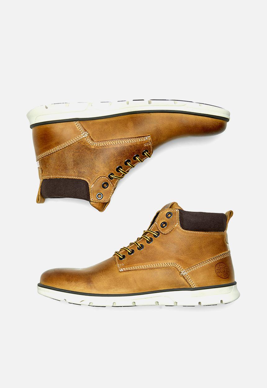 Jack & Jones - Tubar leather boot - honey