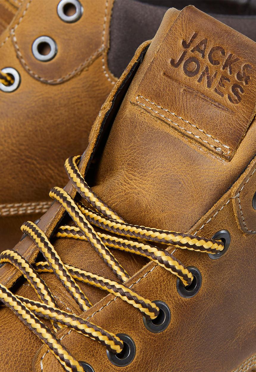 Jack & Jones - Tubar leather boot - honey