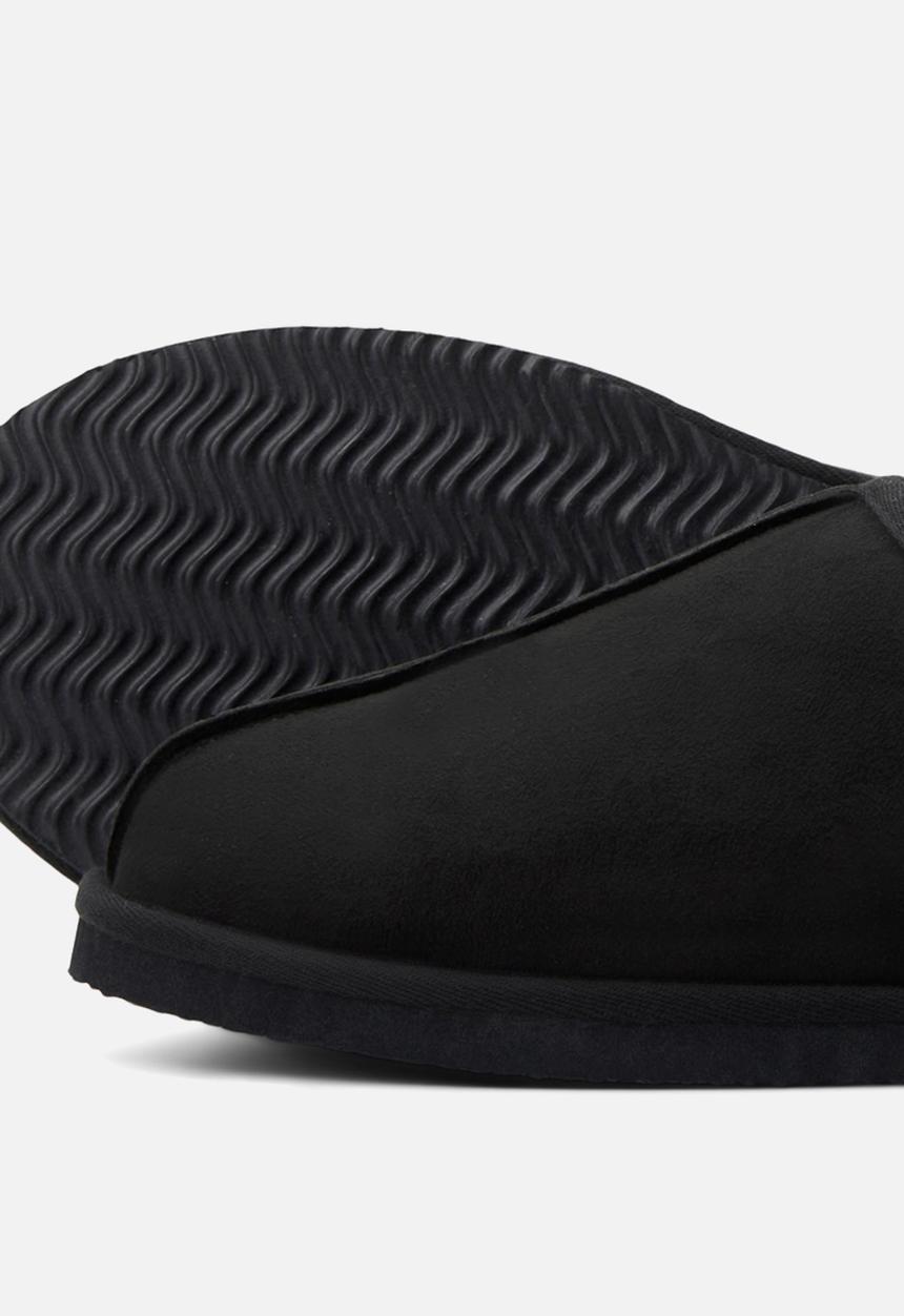 Jack & Jones - Dudley microfiber slipper - black