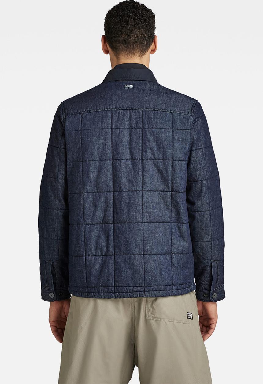 G-STAR - Unisex Postino quilted overshirt - rinsed