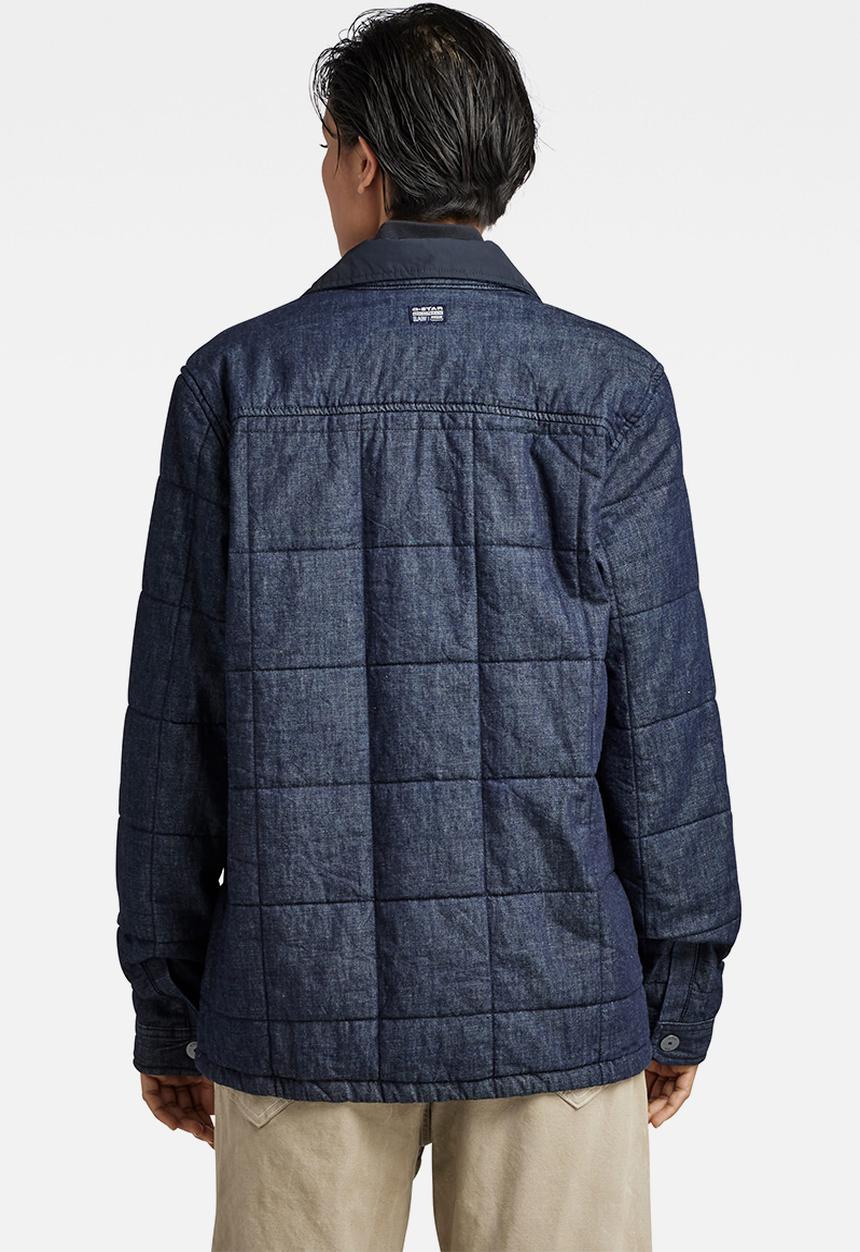 G-STAR - Unisex Postino quilted overshirt - rinsed
