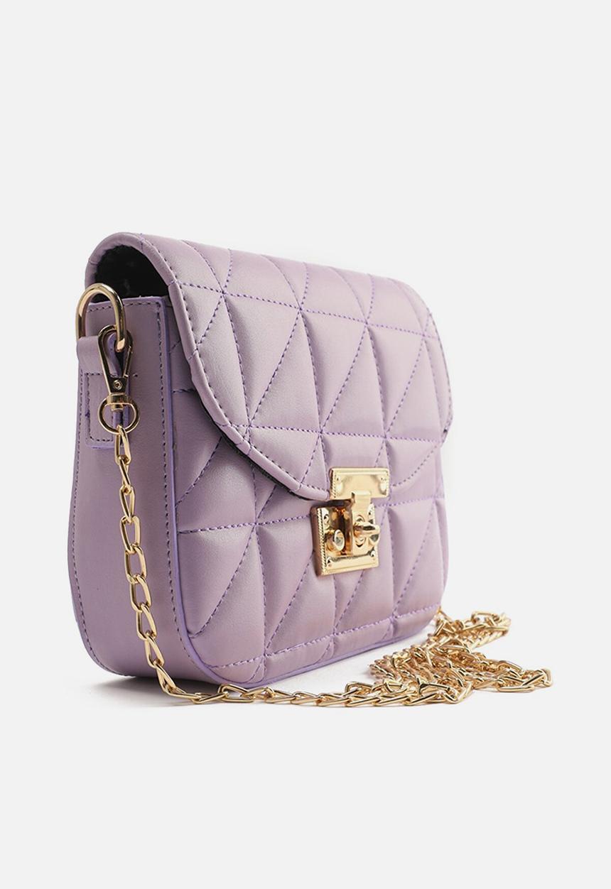 Trendyol - Quilted x-body - lilac