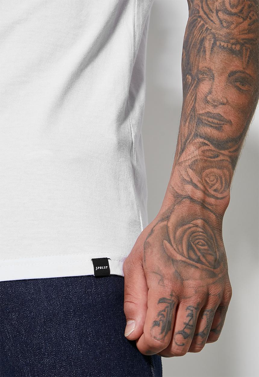 Superbalist - Nate graphic tee - tennis - white