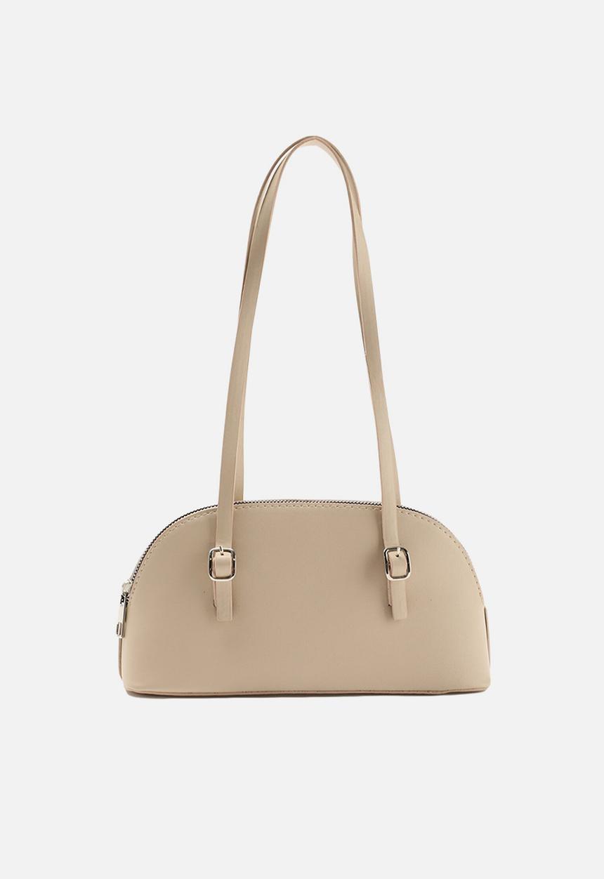 Trendyol - Cute leather like shoulder bag - beige