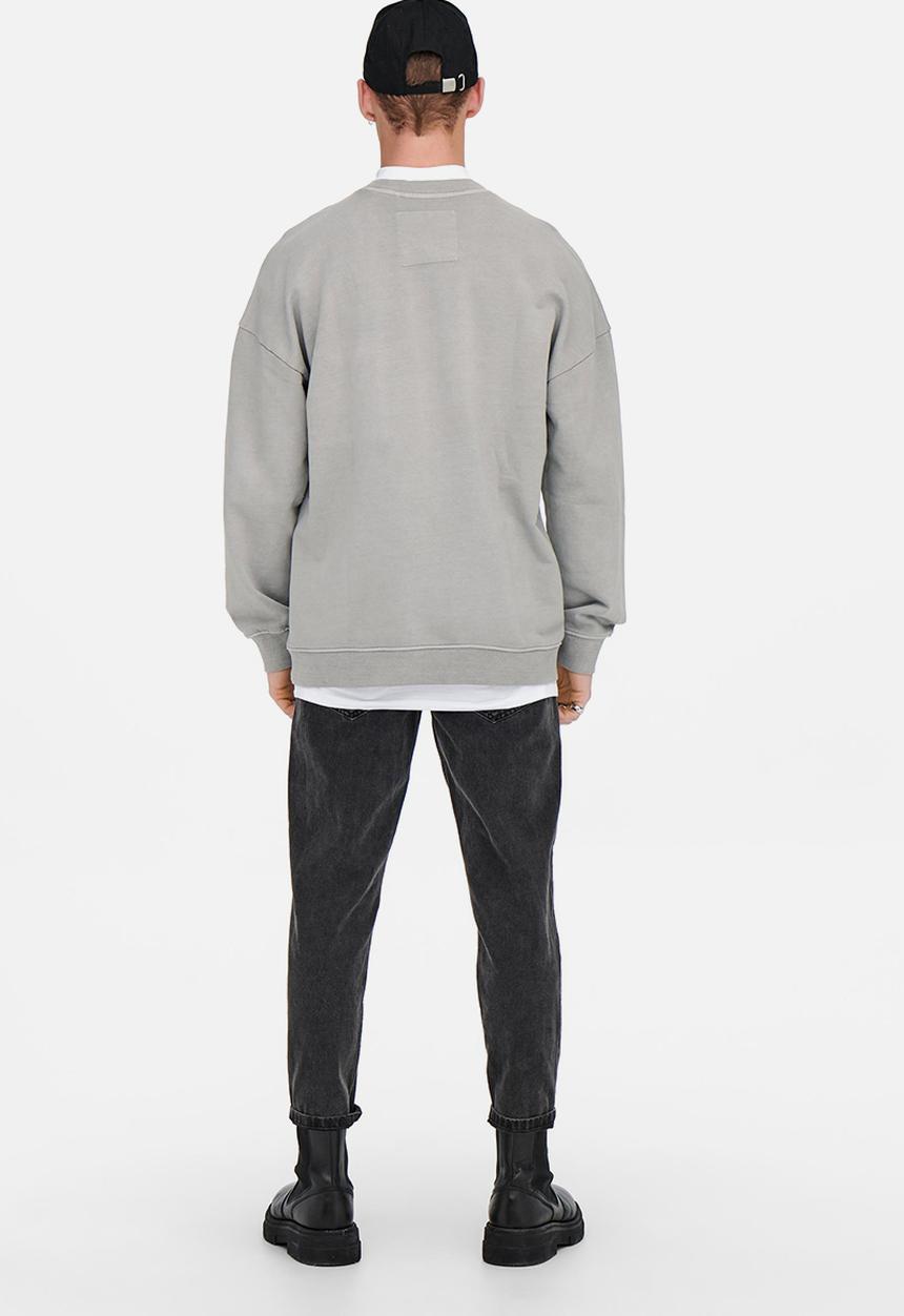 Only & Sons - Bruce loose fit sweater - griffin