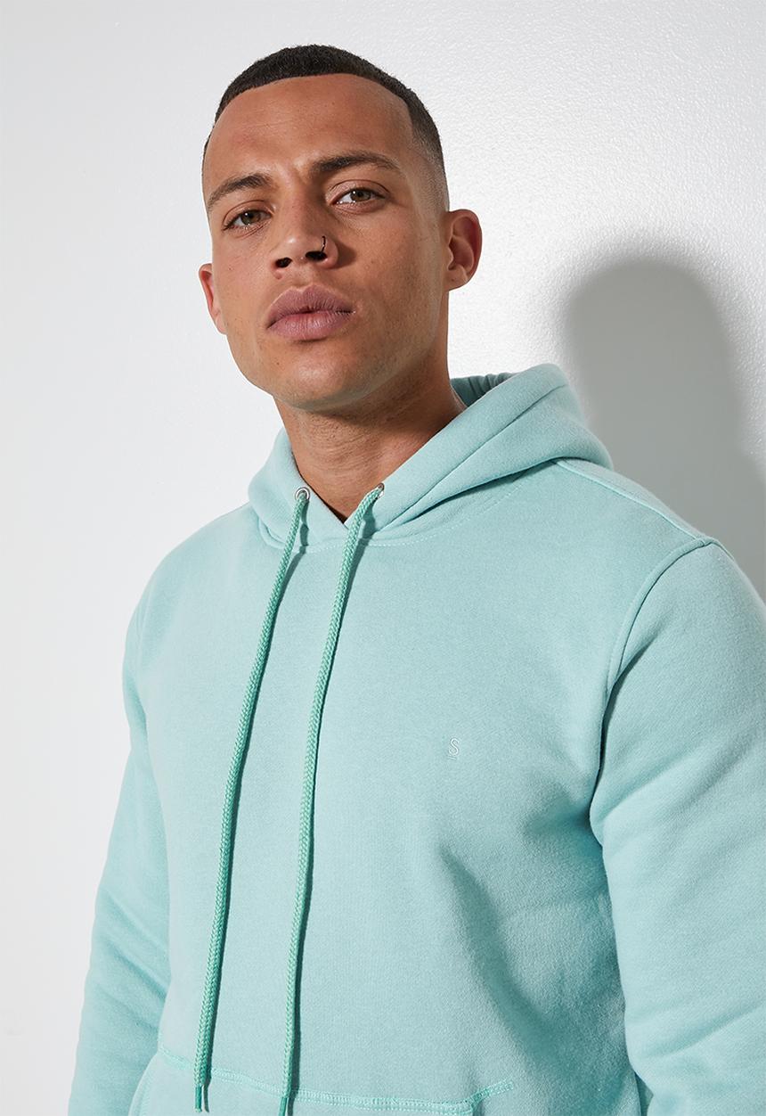 Superbalist - Maddox pullover hoodie - dusty blue
