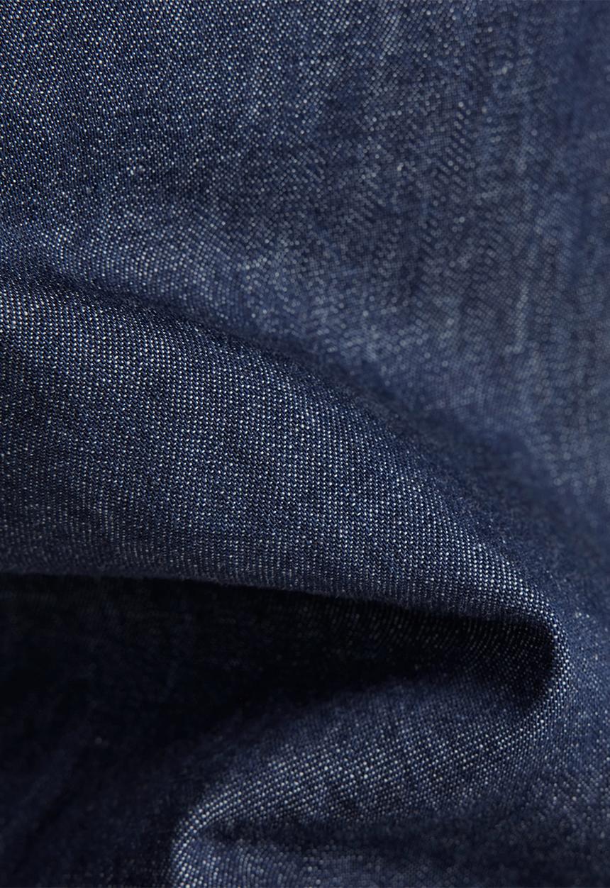 G-STAR - Bomber collar overshirt - rinsed