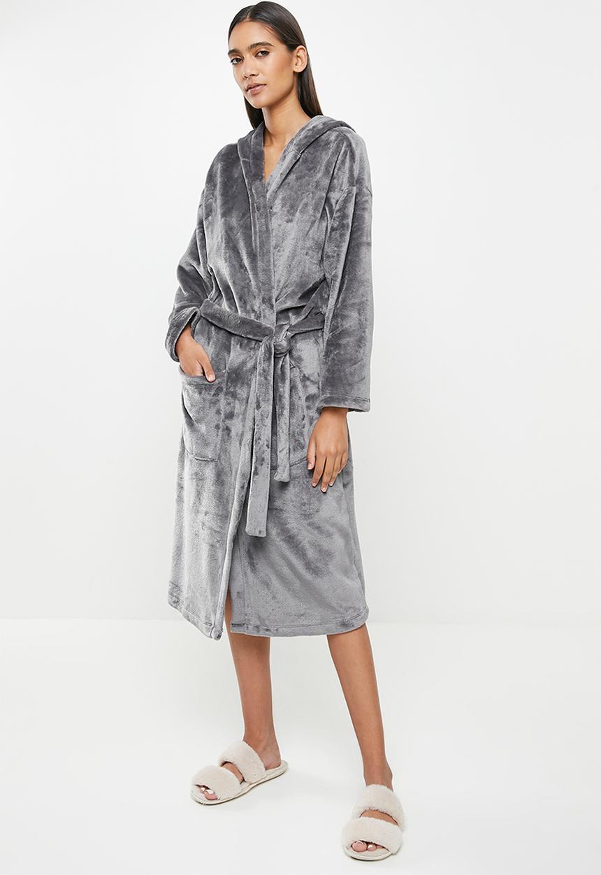 Superbalist - Cosy robe - light grey