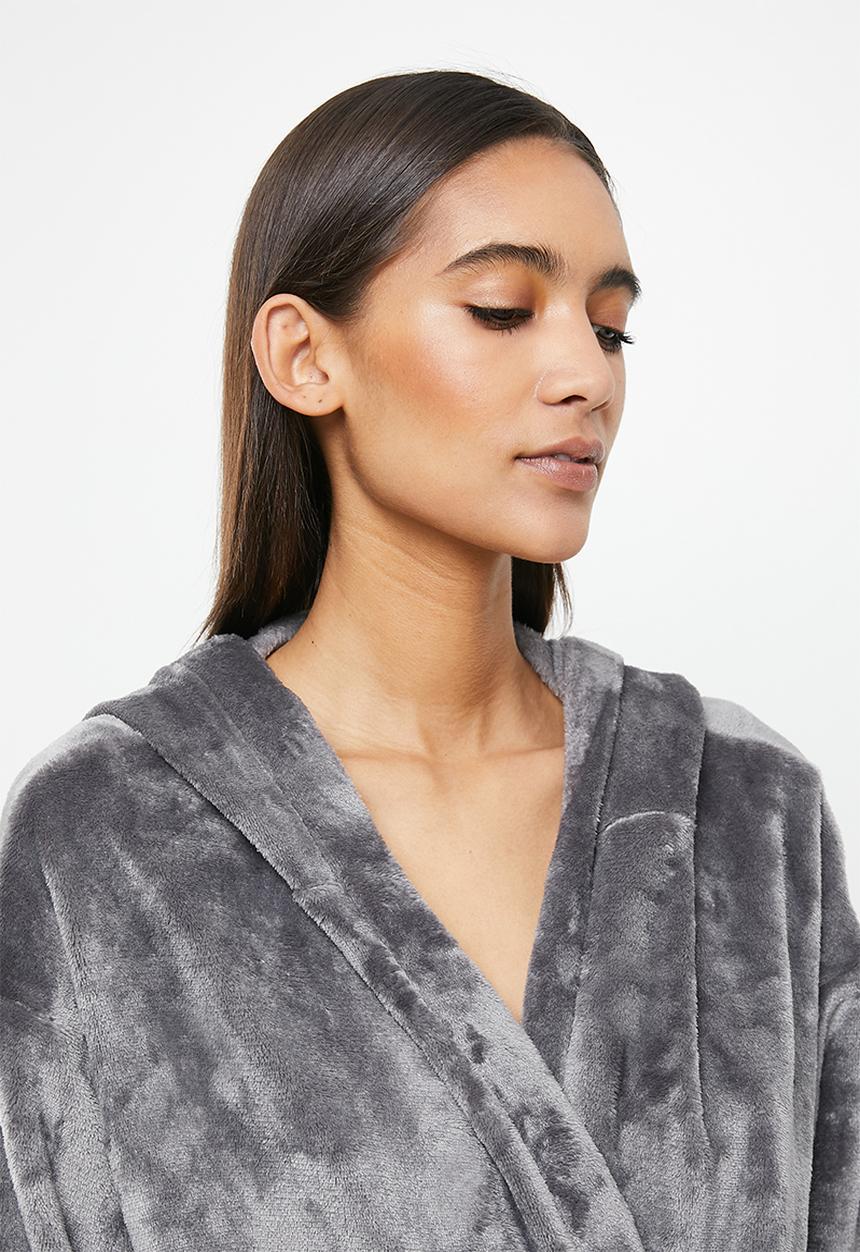 Superbalist - Cosy robe - light grey