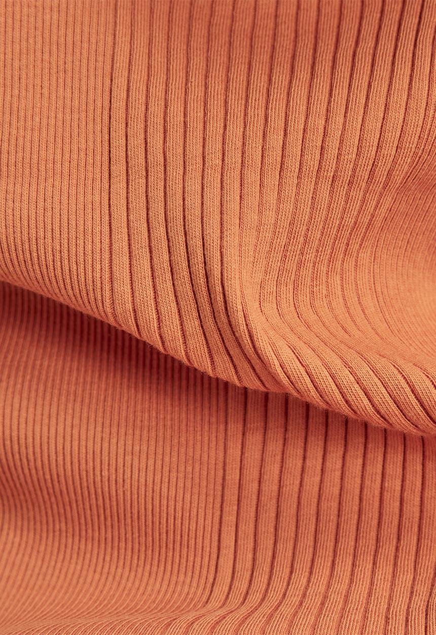 G-STAR - Engineered rib tank dress - burned orange