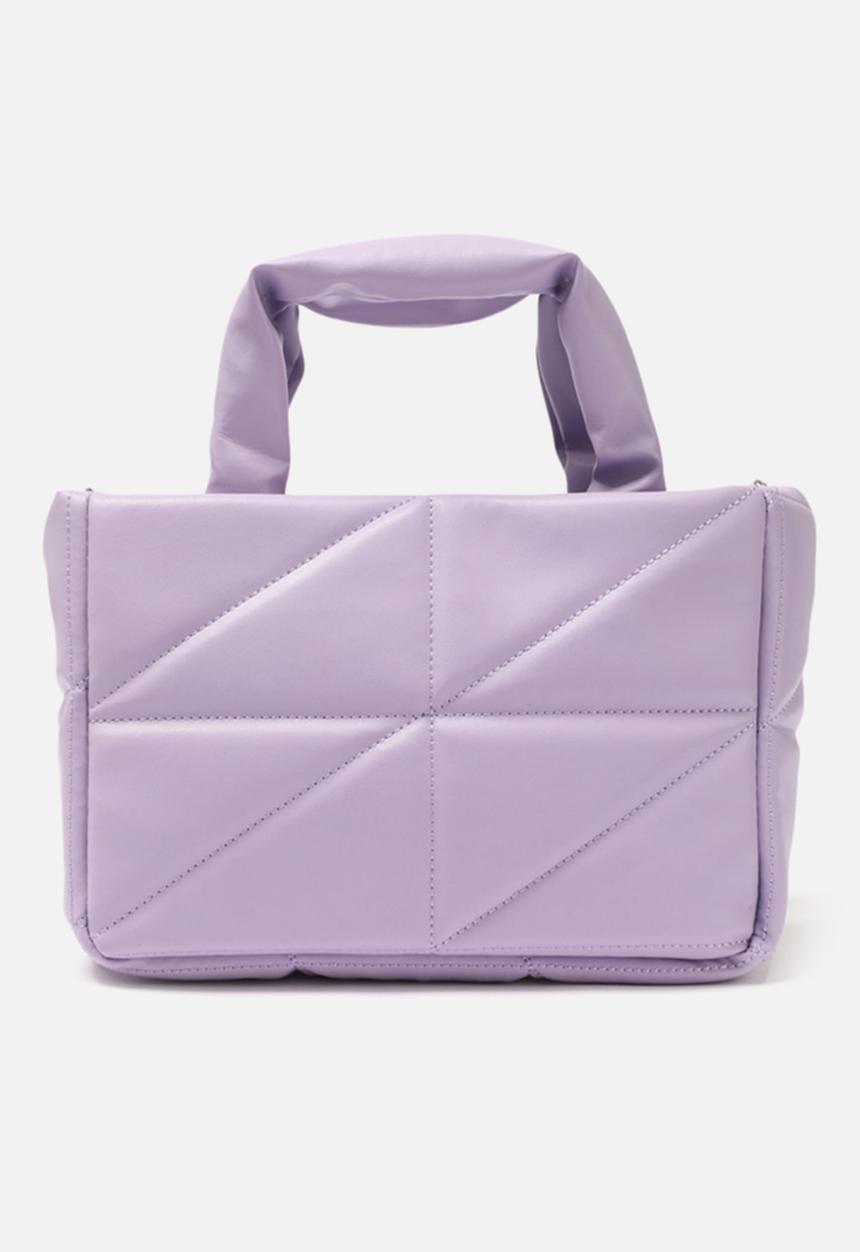Trendyol - Soft feel quilt x-body shoulder bag -  lilac
