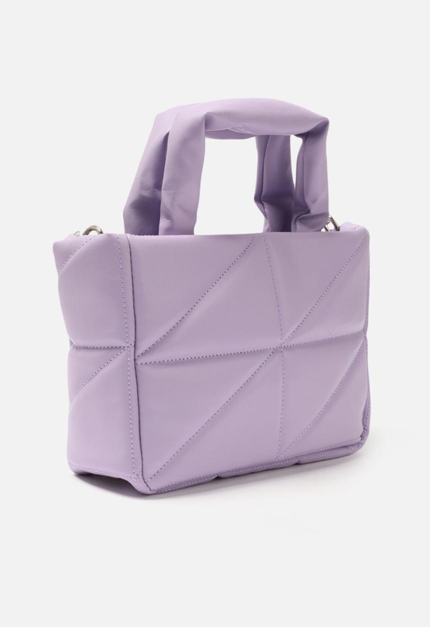 Trendyol - Soft feel quilt x-body shoulder bag -  lilac