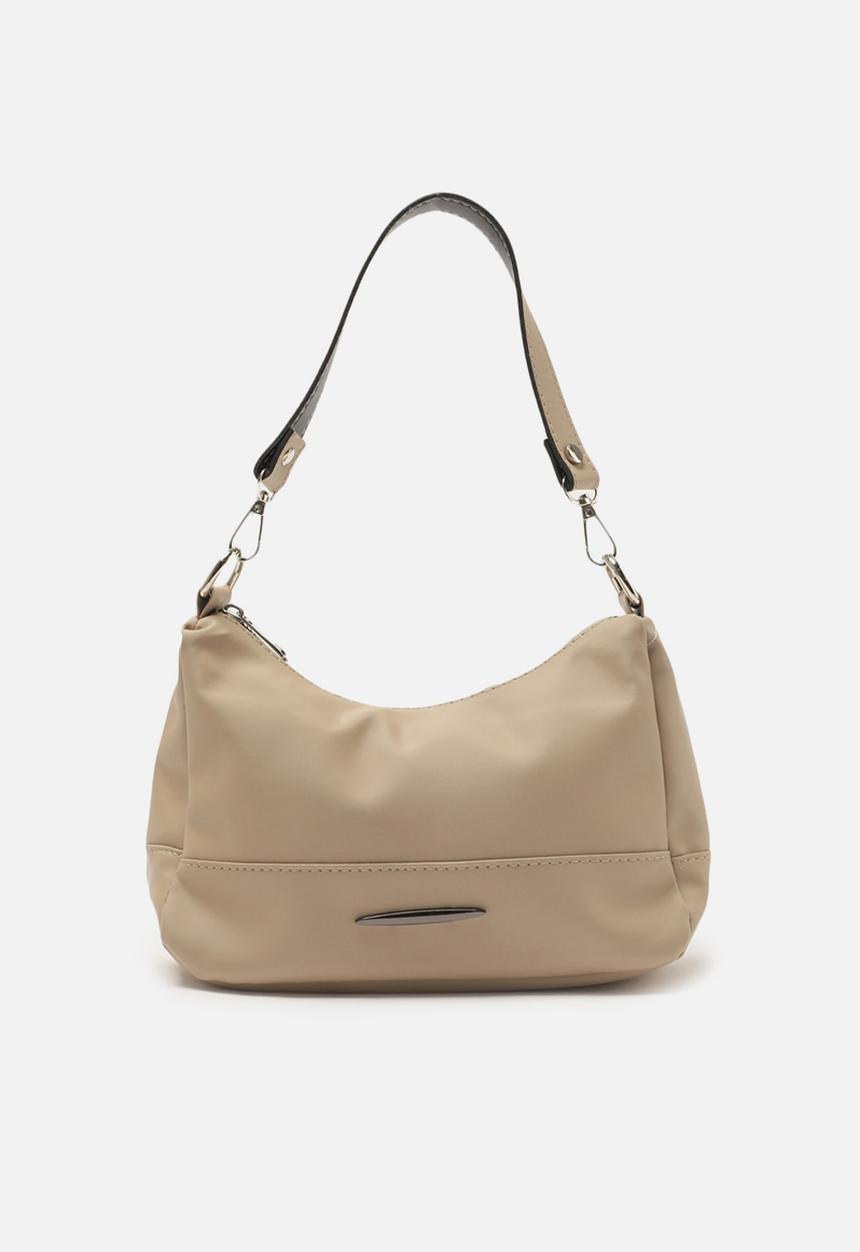 Trendyol - Minimal nylon feel shoulder bag - beige