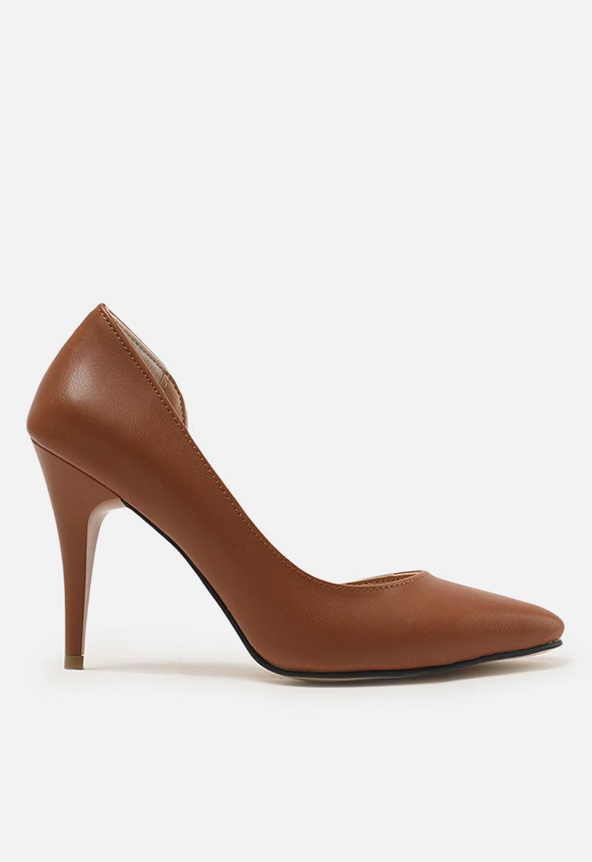 Trendyol - Classic stiletto court heel - tobacco