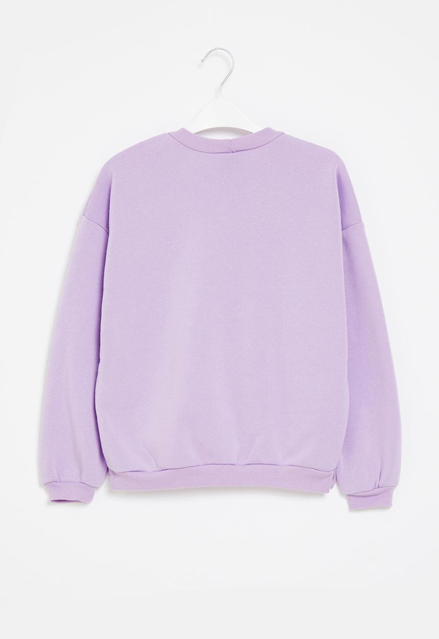 Rebel Republic - Printed sweat top - purple rose