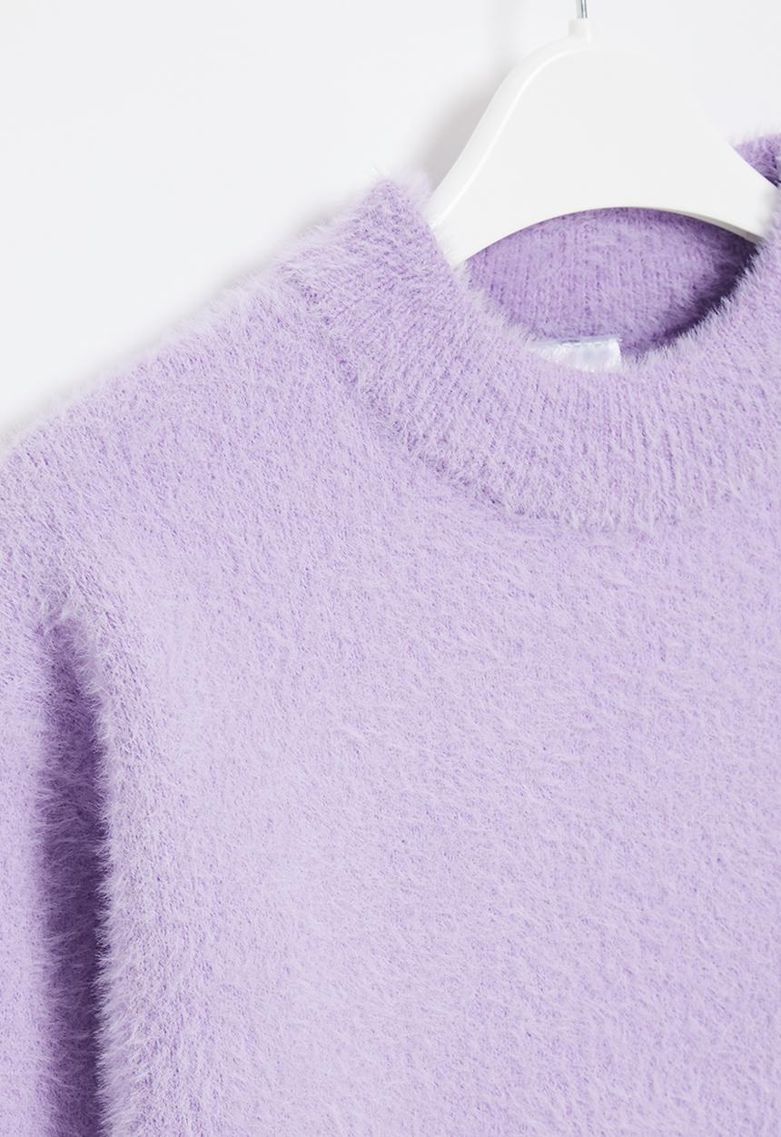 Pop Candy - Girls fluffy jersey - purple