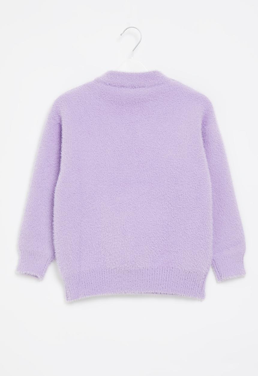 Pop Candy - Girls fluffy jersey - purple