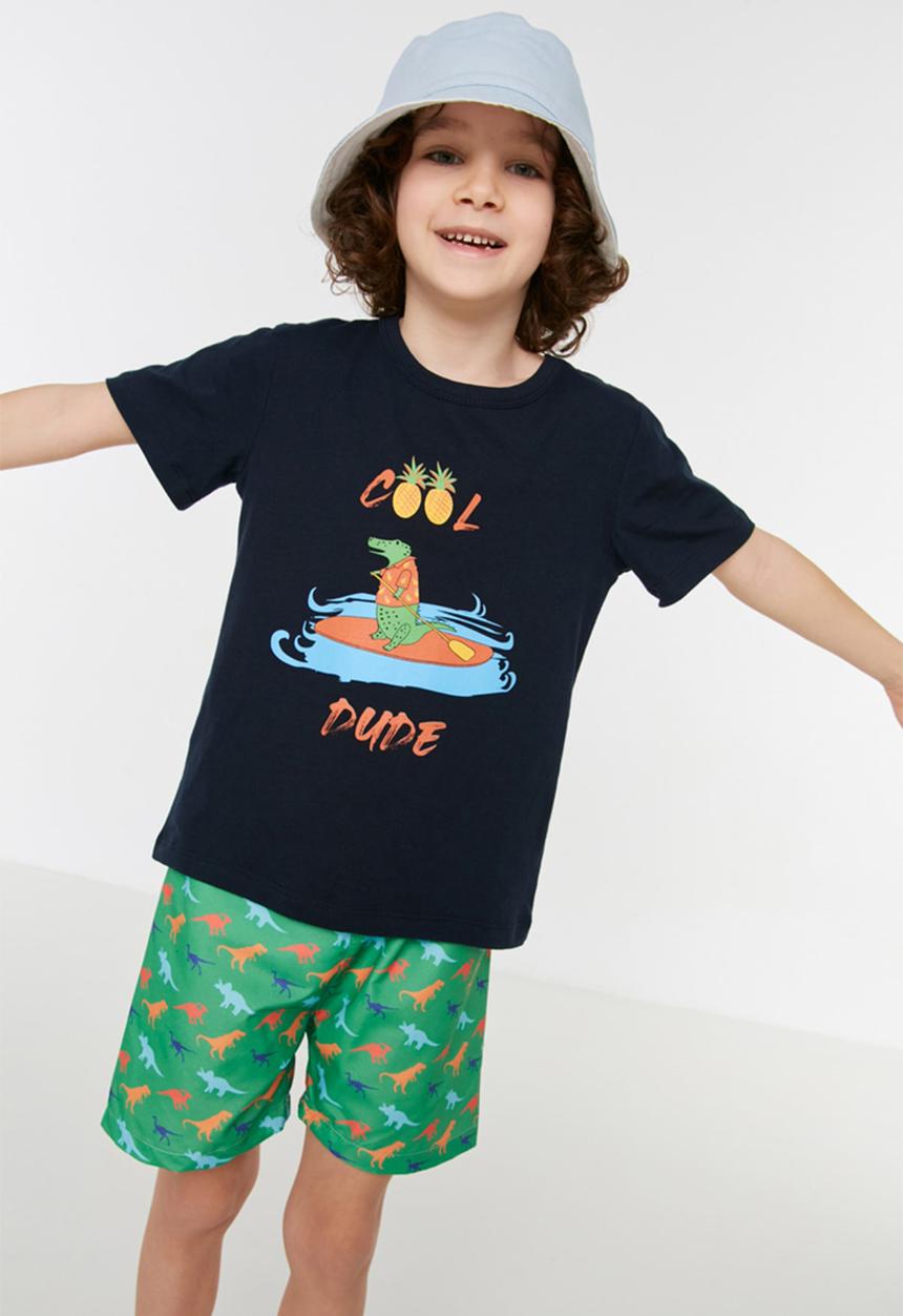 Trendyol - Cool dude tee - navy