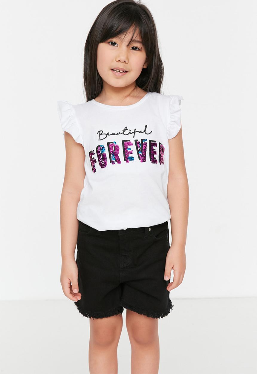 Trendyol - Beautiful forever tee - white