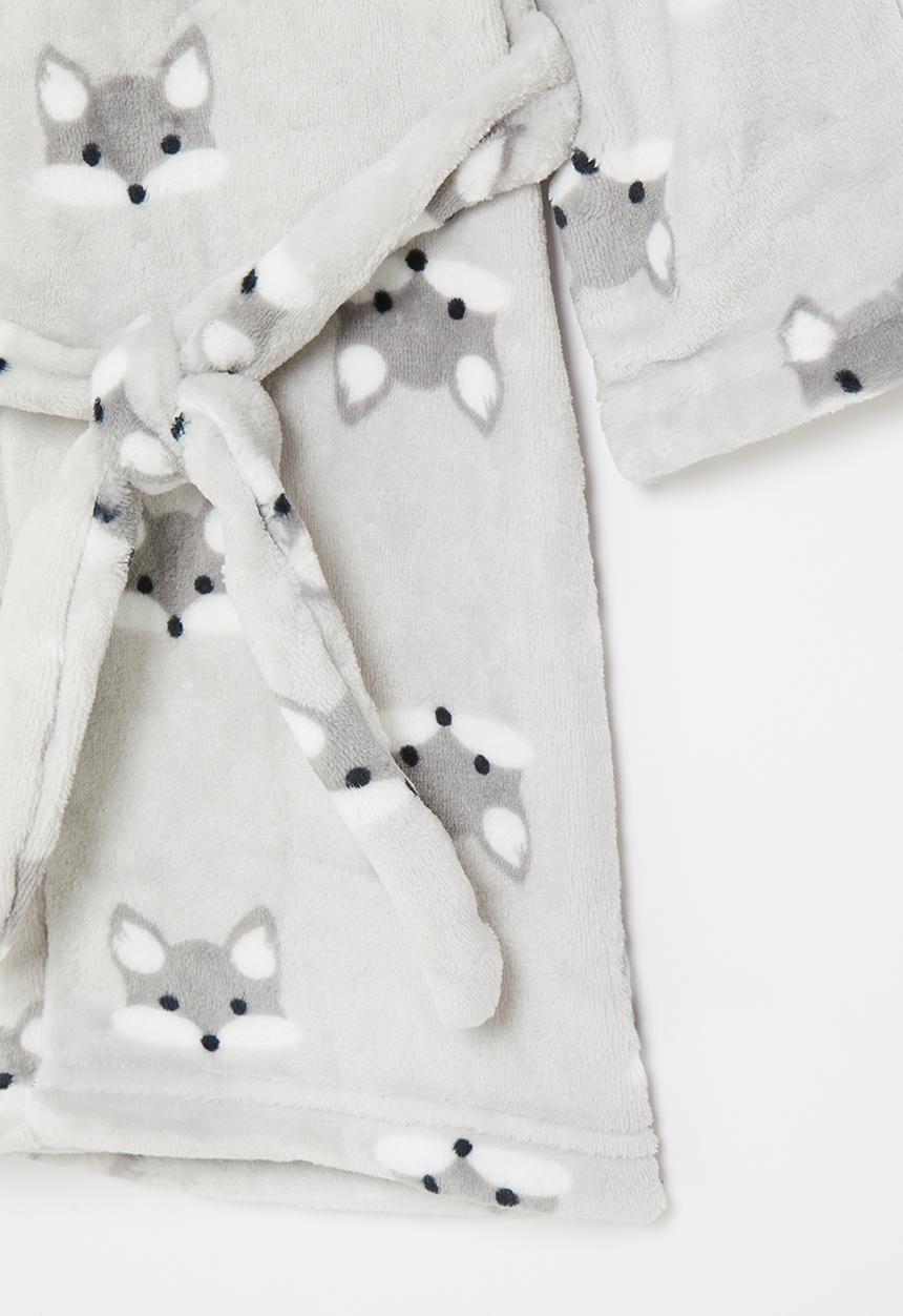 Pop Candy - Fox robe - grey