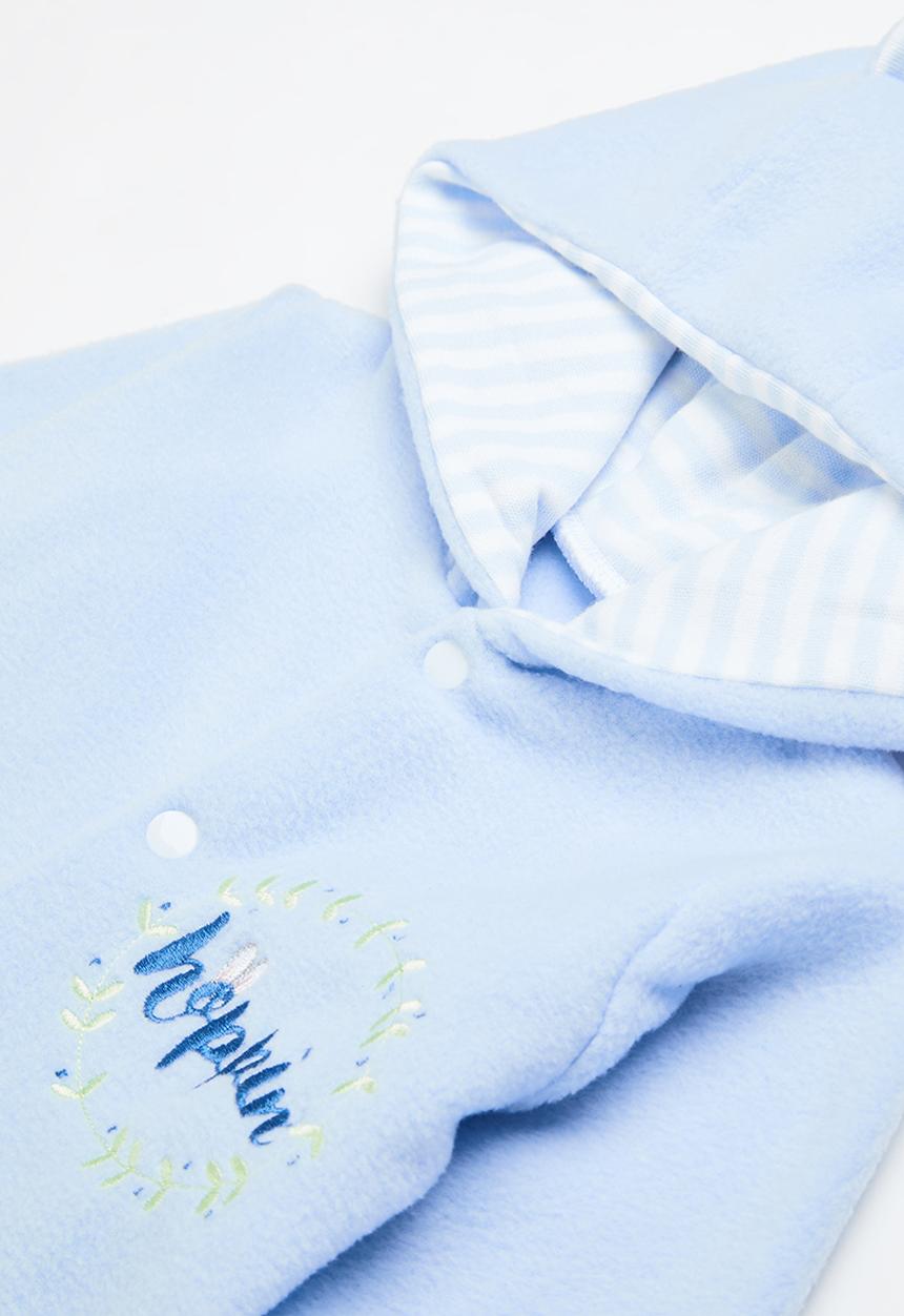 Little Lumps - Polar bunny babygro - blue