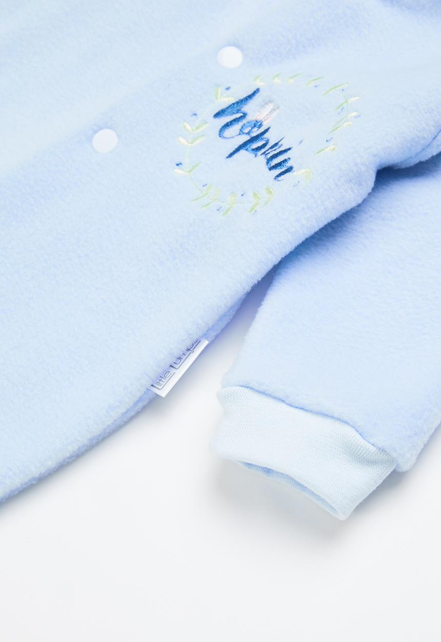 Little Lumps - Polar bunny babygro - blue