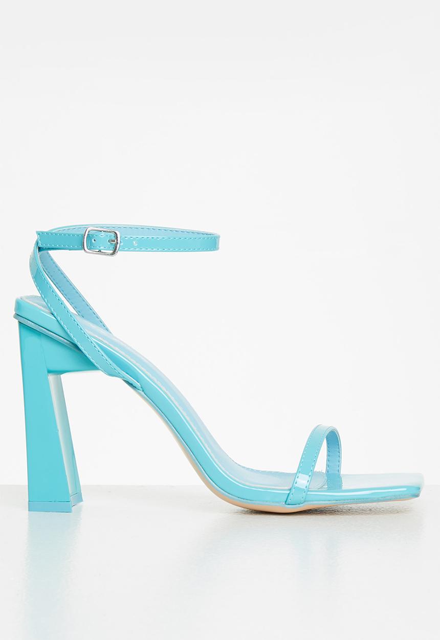 Public Desire - Charlotte square toe heel - blue 