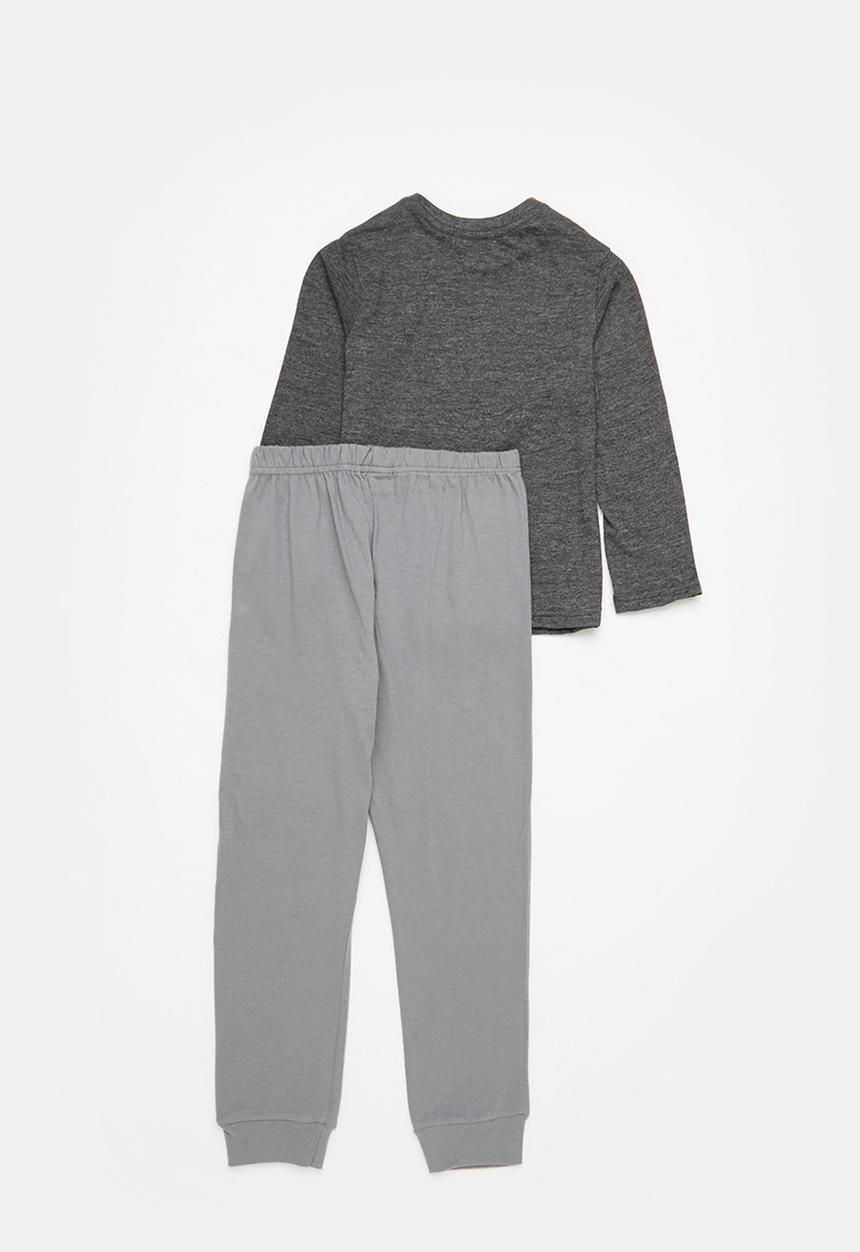 Superbalist Kids - Boys nasa tee & pants pj set - charcoal