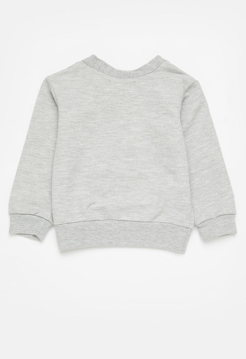 Superbalist Kids - Boys styled crew sweat - grey