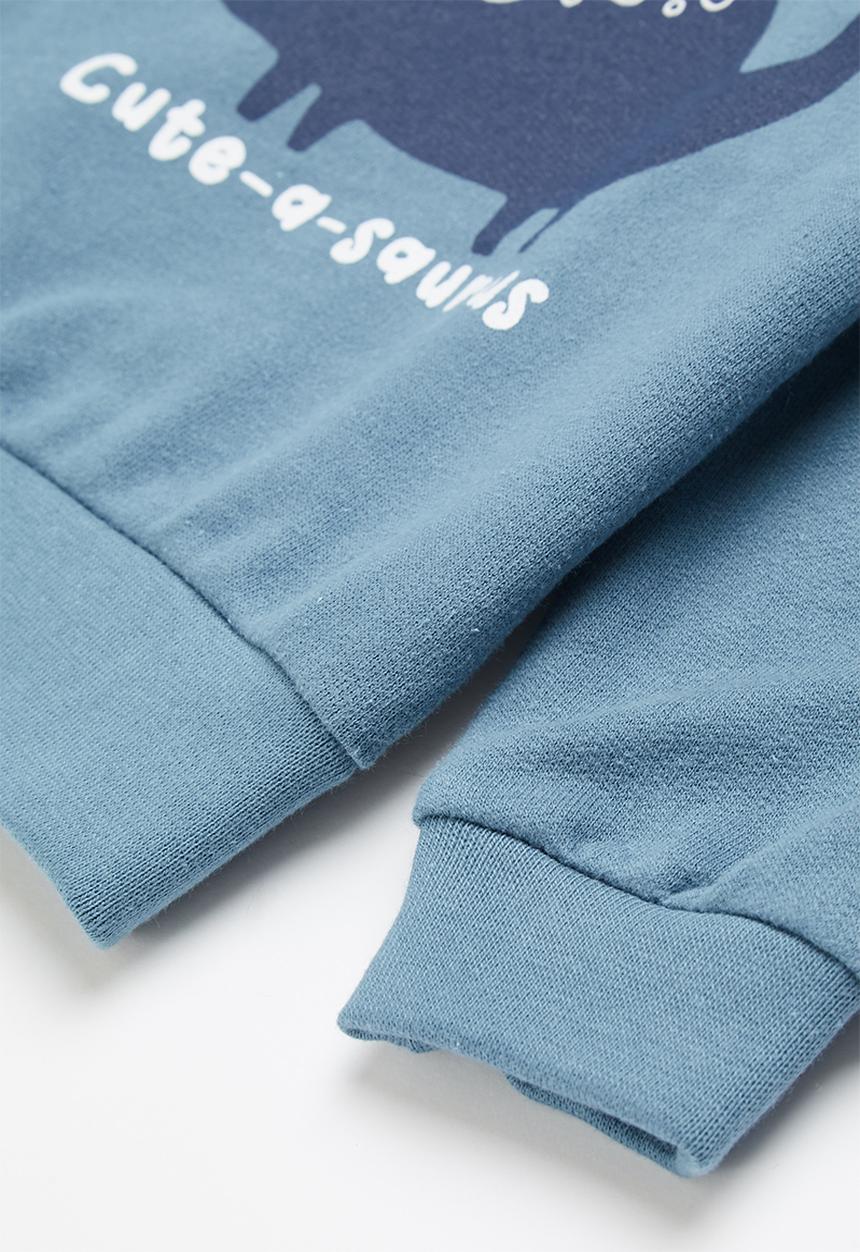 Superbalist Kids - Boys styled crew sweat - blue