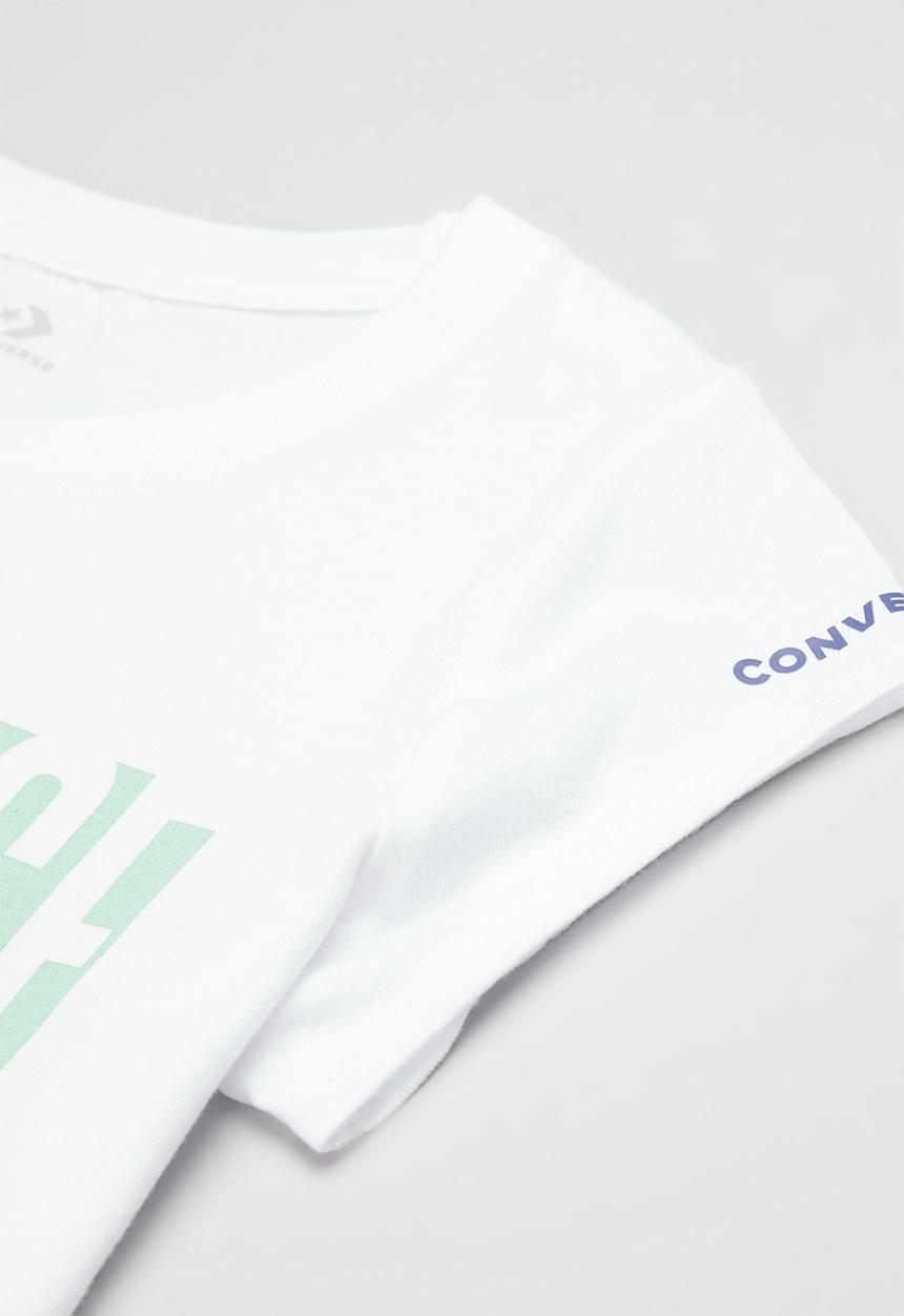 Converse - Cnvg block party sneaker tee - white