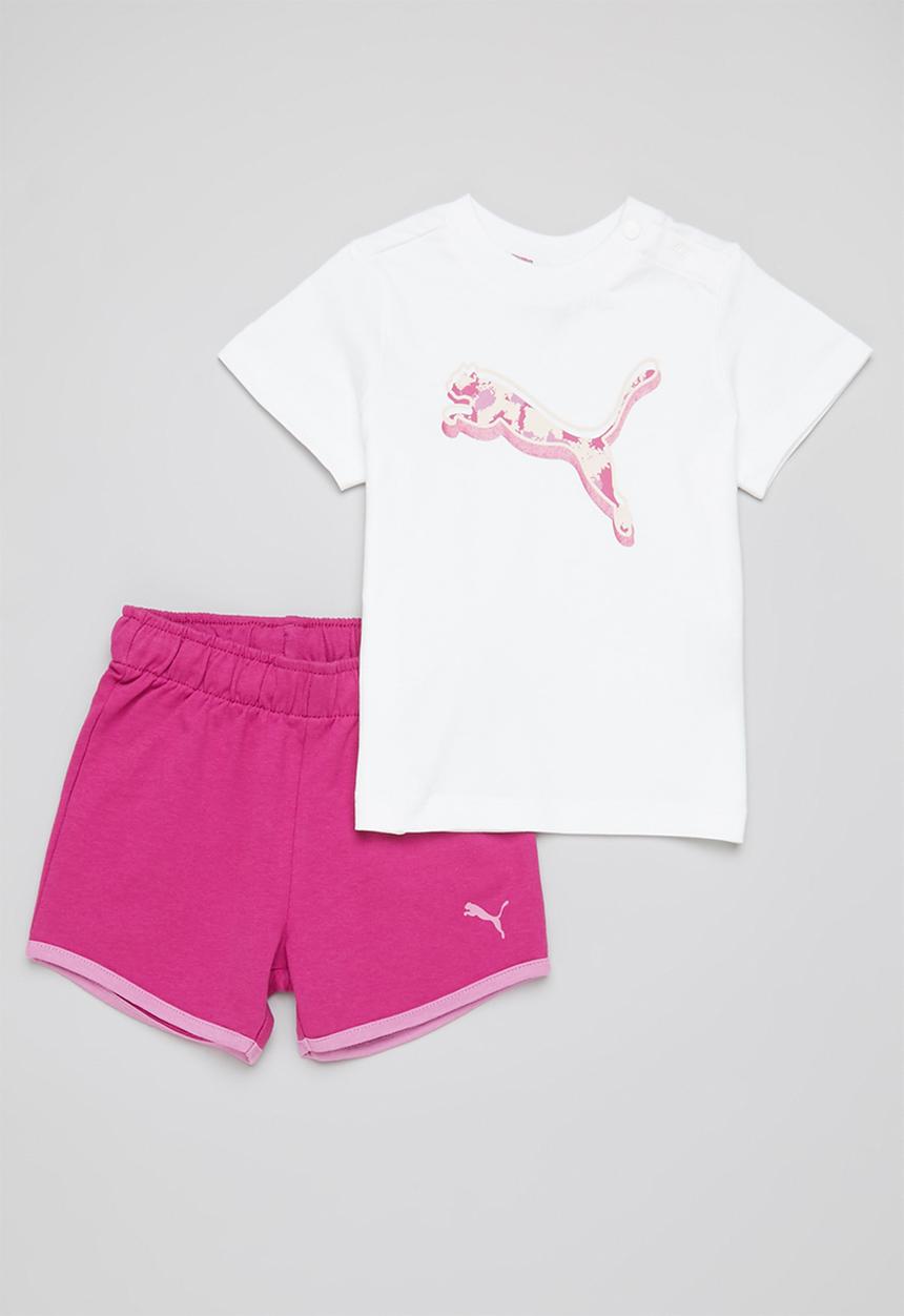 PUMA - Minicats alpha short set - puma white