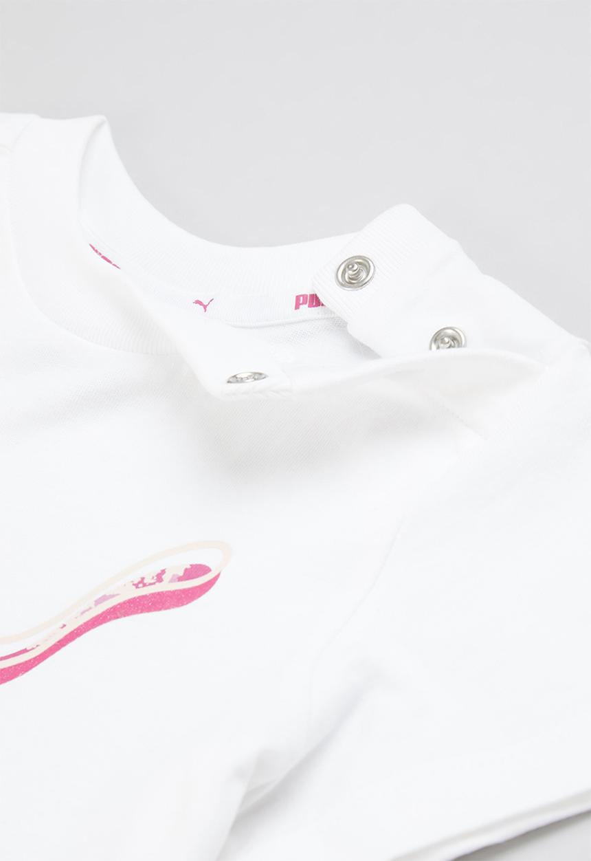 PUMA - Minicats alpha short set - puma white