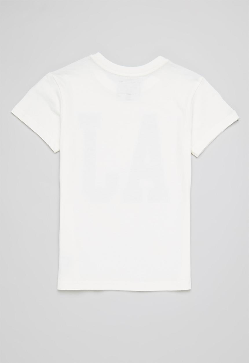 Aca Joe - Aca joe high square printed core crew tee - snow white