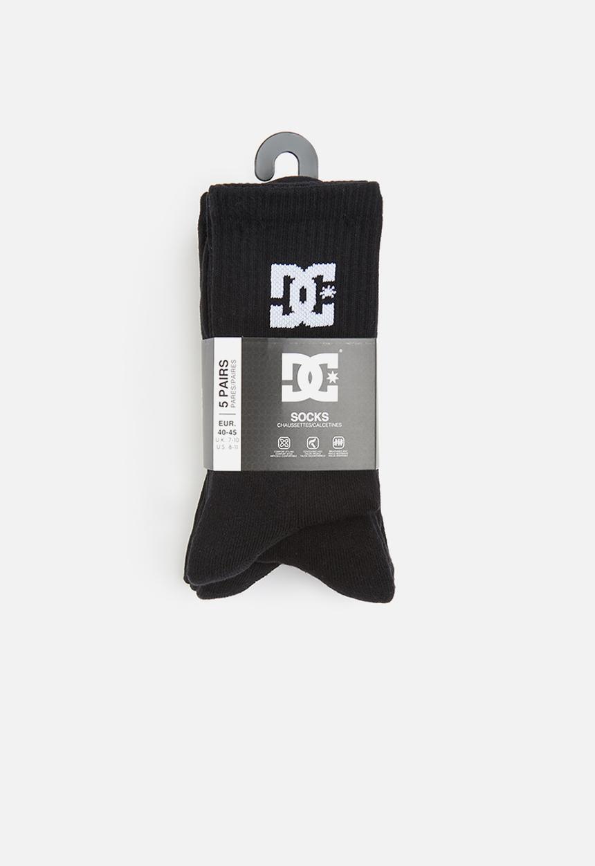 DC - DC crew socks 5 pack - black