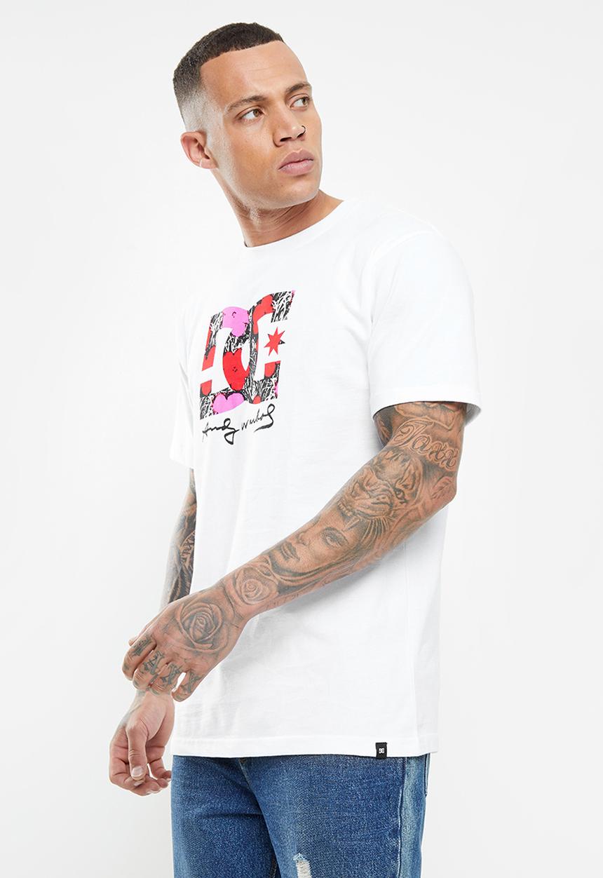 DC - Andy Warhol Flower Series T-Shirt - White
