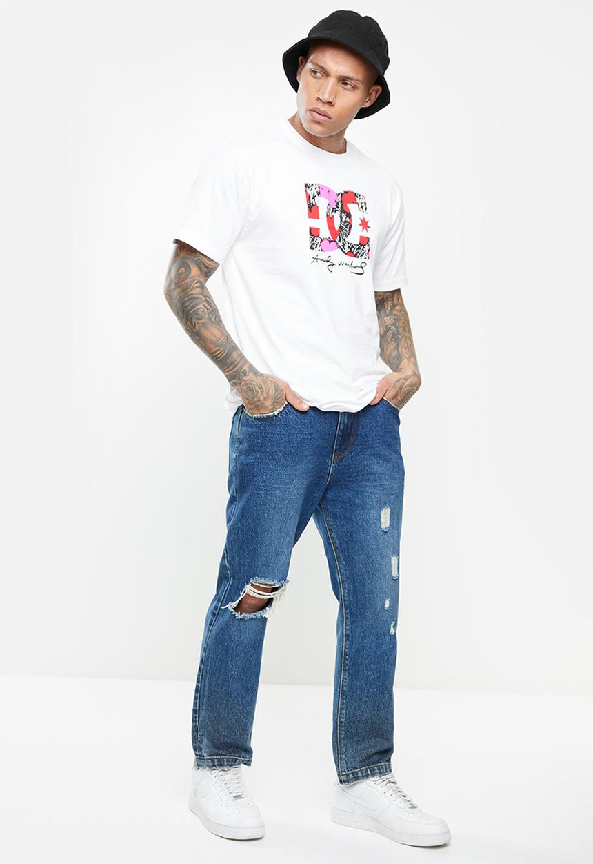 DC - Andy Warhol Flower Series T-Shirt - White