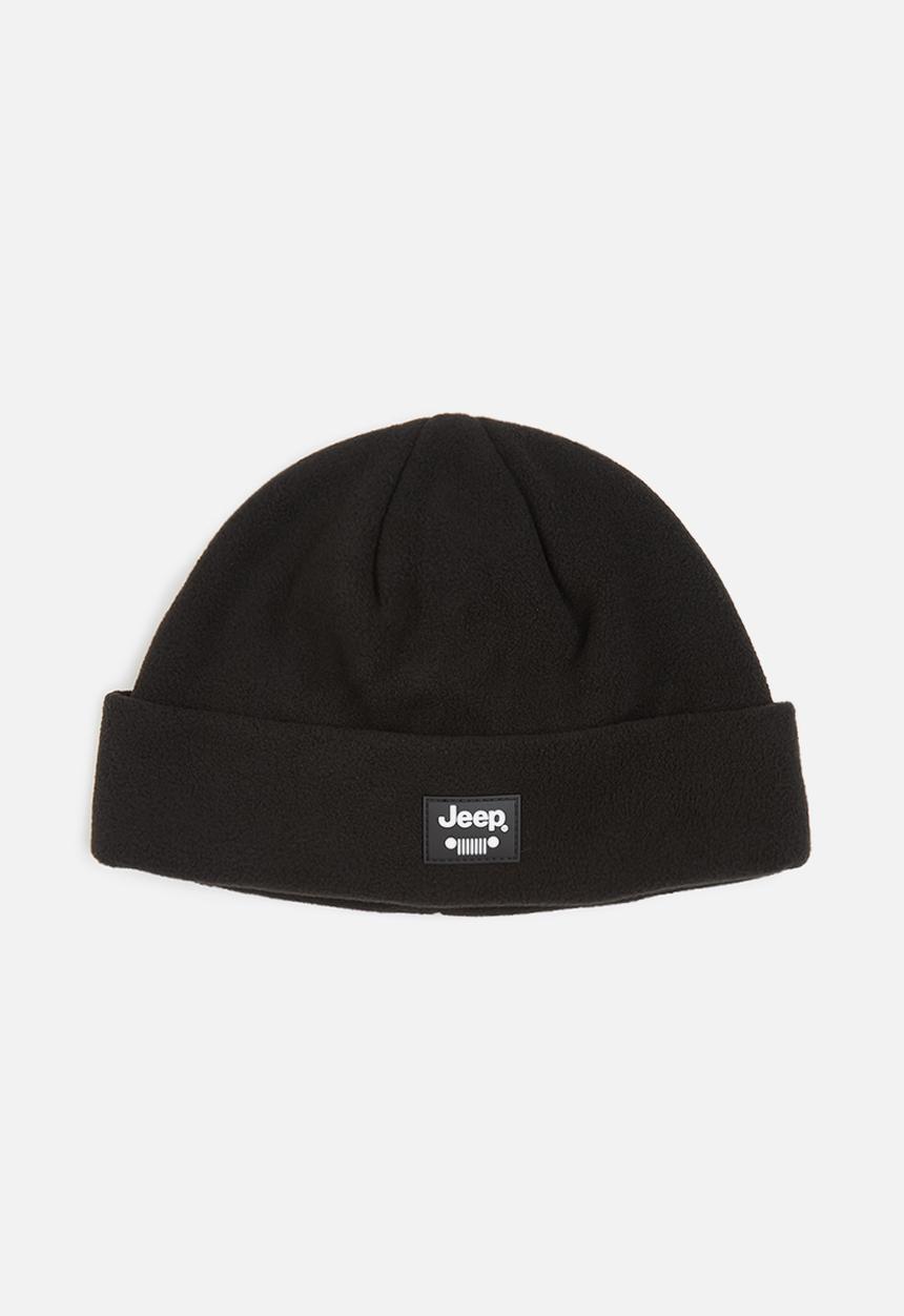 JEEP - Polar fleece beanie -black