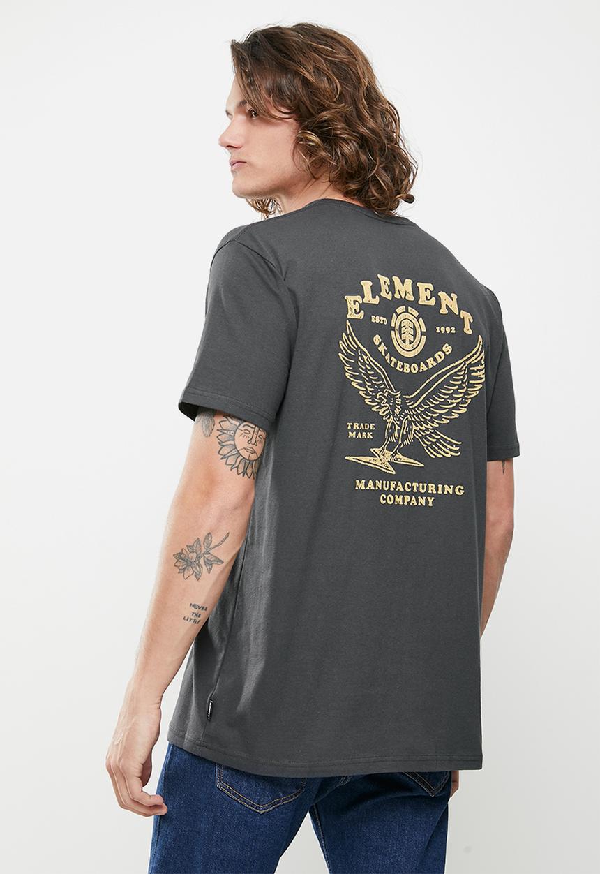 Element - Wings short sleeve tee - flint black