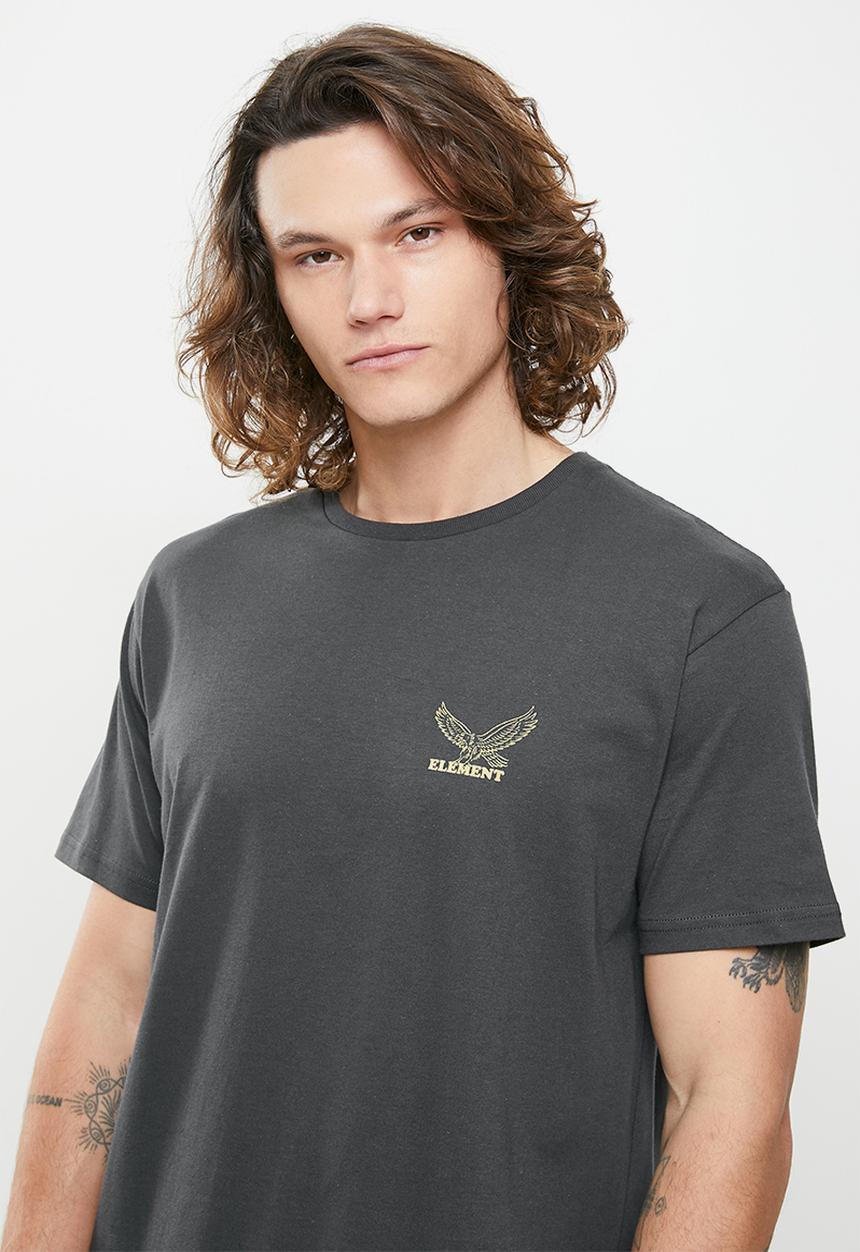 Element - Wings short sleeve tee - flint black