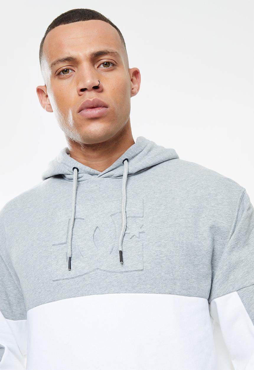 DC - Stuntly Pullover Hoodie- heather grey
